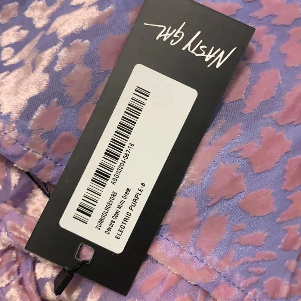 Nasty Gal collection 4 Mini Slip Dress neon mini slip dress party dress NWT - Picture 5 of 13